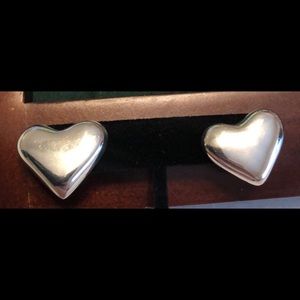 Vintage heart shaped earrings